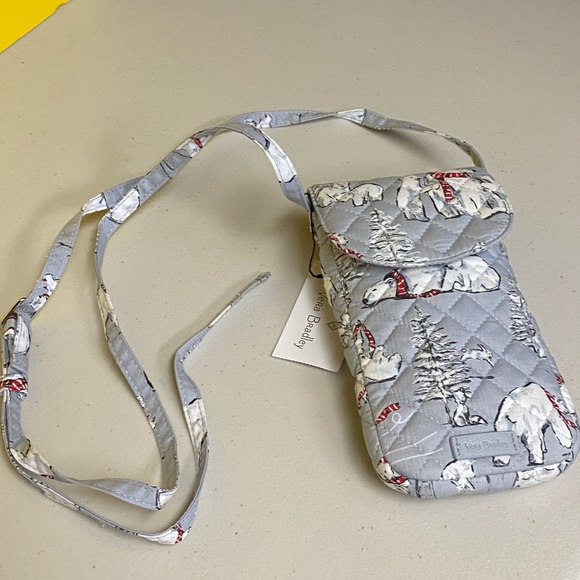 Verá Bradley Carson Cellphone Crossbody Beary Merry - Picture 5 of 13